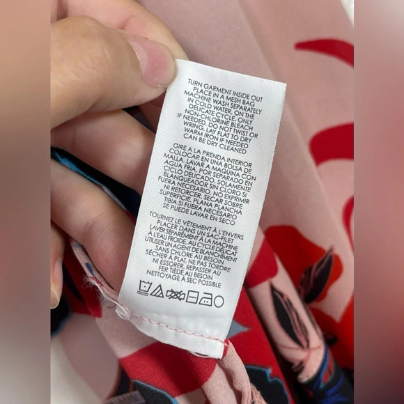 Cabi Blooming Blush Pink Floral Tropical Kimono Topper Shawl Cardigan Women XS/S - Picture 9 of 13